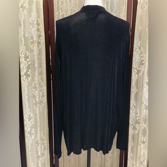 2 PC CITIKNITS BLACK TANK TOP & CARDIGAN - SZ XL/1X - Picture 8 of 9